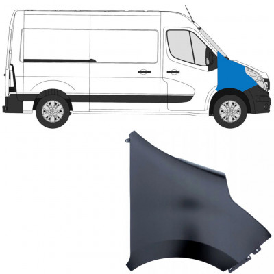 RENAULT MASTER 2010-2019 FRENTE GUARDABARRO / DERECHA