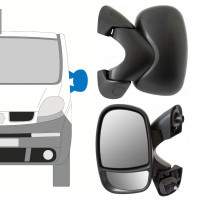 Espejo manual para Renault Trafic 2001-2014 / Izquierda 8224