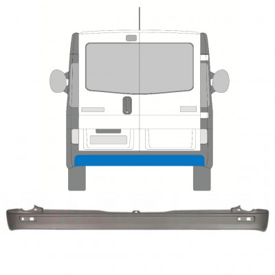 RENAULT TRAFIC 2001-2014 PARACHOQUES TRASERO CENTRO