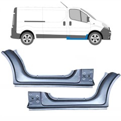 Panel de reparación del umbral para Opel Vivaro 2001-2014 / Izquierda+Derecha / Conjunto 13239