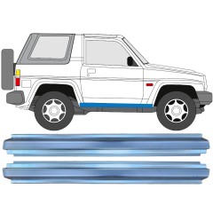 Panel de reparación del umbral para Daihatsu Feroza Rocky Fourtrak 1984-1993 / Izquierda = Derecha (simétrico) / Conjunto 10468