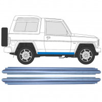 Panel de reparación del umbral para Daihatsu Fourtrak Rocky 1993-2001 / Izquierda = Derecha (simétrico) / Conjunto 9761