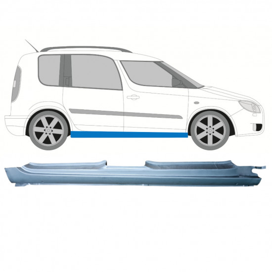 Umbral completo para Skoda Roomster Praktik 2006-2015 / Derecho 12889