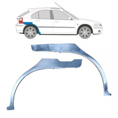 Panel de reparación guardabarros trasero para Rover 25 200 MG ZR 1995-2005 / Izquierda+Derecha / Conjunto 9194