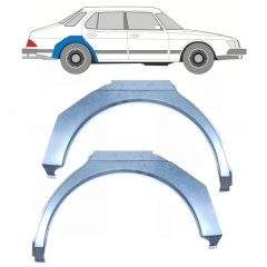 Panel de reparación guardabarros trasero para Saab 900 1978-1998 / Izquierda+Derecha / Conjunto 11045