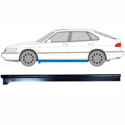 Panel de reparación del umbral para Saab 900 1978-1998 / Izquierda 9348