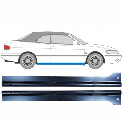 Panel de reparación del umbral para Saab 900 1978-1998 / Izquierda+Derecha / Conjunto 9351