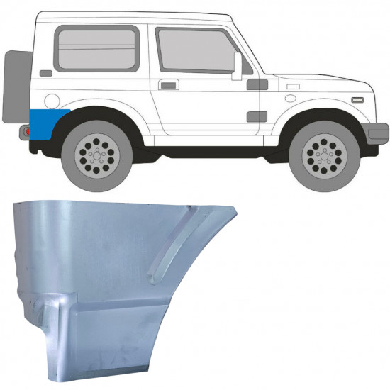 SUZUKI SAMURAI 1981-2004 TRASERO RUEDA PANEL / DERECHA