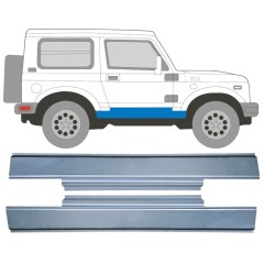 Panel de reparación del umbral para Suzuki Samurai 1981- / Izquierda+Derecha / Conjunto 16143