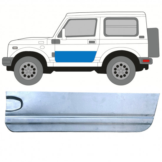 Panel de reparación del puerta para Suzuki Samurai 1981-2004 / Izquierda 8238