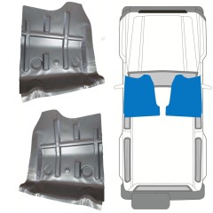 Panel de reparación del piso para Suzuki Samurai 1981- / Izquierda+Derecha / Conjunto 11304