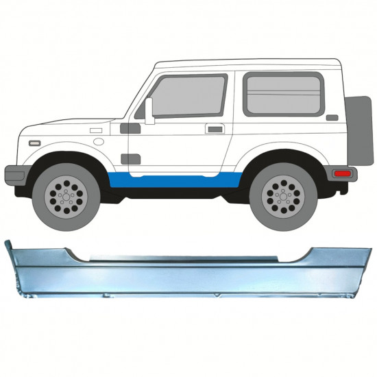 Umbral completo para Suzuki Samurai 1981-1998 / Izquierda 8249