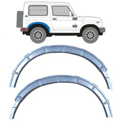 Panel de reparación porte guardabarros trasero para Suzuki Samurai 1981- / Izquierda+Derecha / Conjunto 11833