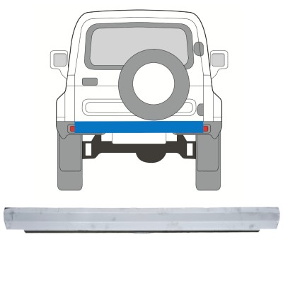 Panel de reparación trasero interno para Suzuki Samurai 1981- 16123