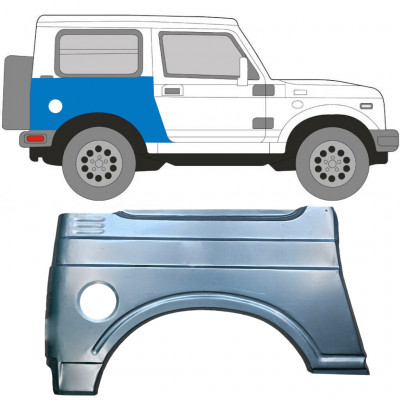 Panel de reparación guardabarros trasero para Suzuki Samurai 1981-2004 / Derecho 5439