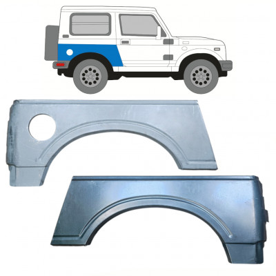 Panel de reparación guardabarros trasero para Suzuki Samurai 1981-2004 / Izquierda+Derecha / Conjunto 10816