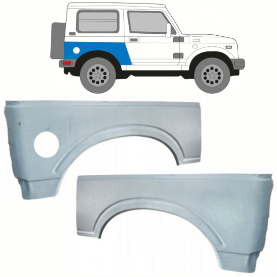 SUZUKI SAMURAI 1981-2004 PANEL DE REPARACIÓN DEL ALERÓN TRASERO / KIT