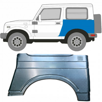 Panel de reparación guardabarros trasero para Suzuki Samurai 1981-2004 / Izquierda 5440