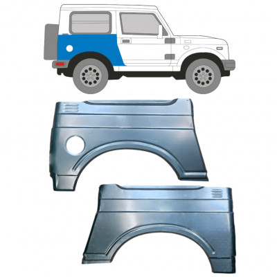 Panel de reparación guardabarros trasero para Suzuki Samurai 1981-2004 / Izquierda+Derecha / Conjunto 9580