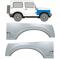 Panel de reparación guardabarros delantero para Suzuki Samurai 1981-2004 / Izquierda+Derecha / Conjunto 10031