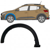 Moldura lateral guardabarros delantero para Dacia Sandero Stepway 2021- / Izquierda 11819