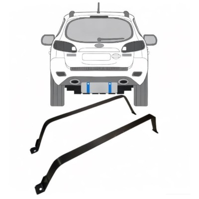 Banda de sujeción, depósito de combustible para Hyundai Santa Fe 2006-2012 9310
