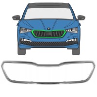 Marco de parrilla delantera para Skoda Scala 2019- 16227