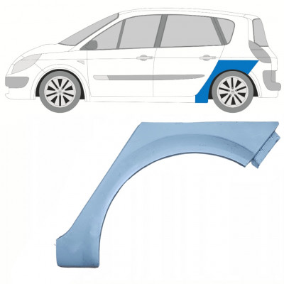 RENAULT SCENIC 2003-2009 PANEL DE REPARACIÓN DEL ALERÓN TRASERO / IZQUIERDA