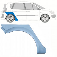 Panel de reparación guardabarros trasero para Renault Scenic 2003-2009 / Derecho 10227