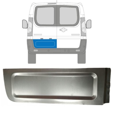 Panel de reparación puerta trasera externa para Fiat Scudo 2007-2016 / Izquierda 15107