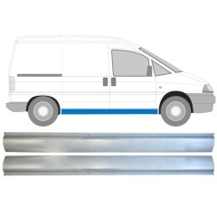 Panel de reparación del umbral para Peugeot Expert 1994-2007 / Izquierda+Derecha / Conjunto 15251