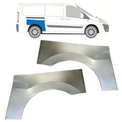 Panel de reparación guardabarros trasero para Peugeot Expert 2007-2016 / Izquierda+Derecha / Conjunto 15241
