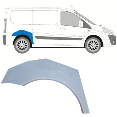 Panel de reparación guardabarros trasero para Fiat Scudo 2007-2016 / Derecho 14578