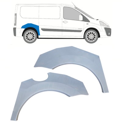 Panel de reparación guardabarros trasero para Fiat Scudo 2007-2016 / Izquierda+Derecha / Conjunto 14580