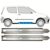 Panel de reparación del umbral interno para Fiat Seicento 1998-2010 / Izquierda+Derecha / Conjunto 14716