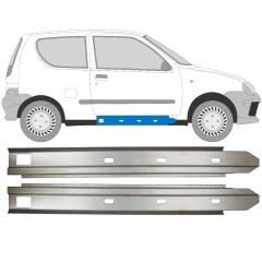 Panel de reparación del umbral interno para Fiat Seicento 1998-2010 / Izquierda+Derecha / Conjunto 14716