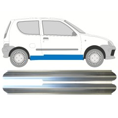 Panel de reparación del umbral para Fiat Seicento 1998-2010 / Izquierda+Derecha / Conjunto 14719