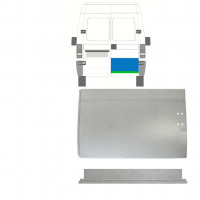 Panel de reparación puerta trasera interna + externa para Fiat Ducato Boxer Relay Jumper 1994-2006 / Derecho / Conjunto 9753