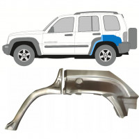 Panel de reparación guardabarros trasero para Jeep Liberty 2001-2008 / Izquierda / Conjunto 9962