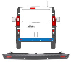 Parachoques trasero PDC con lámpara para Renault Trafic 2014- / Conjunto 9942