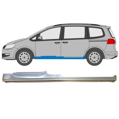 Umbral completo para Volkswagen Sharan 2010-2022 / Izquierda 14595