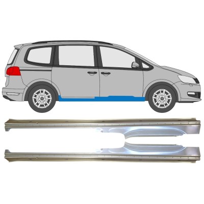 Umbral completo para Volkswagen Sharan 2010-2022 / Izquierda+Derecha / Conjunto 14596