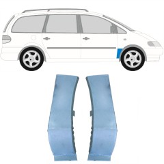 Panel de reparación guardabarros delantero para Seat Alhambra 1995-2010 / Izquierda+Derecha / Conjunto 14015
