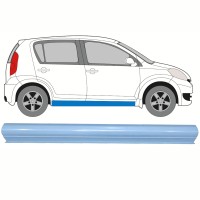 Panel de reparación umbral parte inferior para Daihatsu Sirion 2005-2010 / Izquierda = Derecha (simétrico) 17266