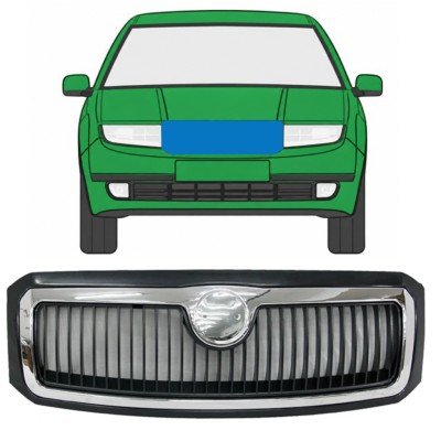 Parrilla para Skoda Fabia I 1999-2004 7525