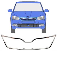 Marco de parrilla delantera para Skoda Fabia 2014-2018 16190