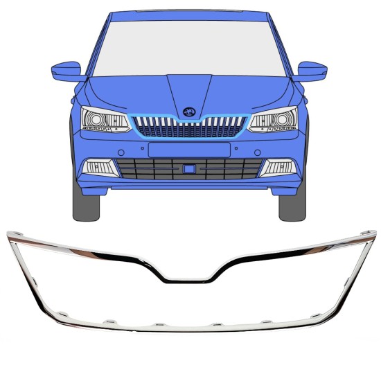 Marco de parrilla delantera