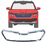 Marco de parrilla delantera para Skoda Kamiq 2019-2023 17226