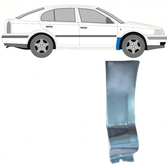 SKODA OCTAVIA 1996-2010 PANEL DE REPARACIÓN DEL ALERÓN DELANTERO / DERECHA