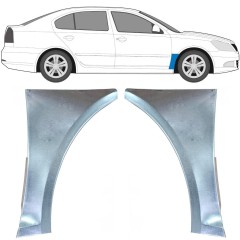 Panel de reparación guardabarros delantero para Skoda Octavia II 2004-2013 / Izquierda+Derecha / Conjunto 9602
